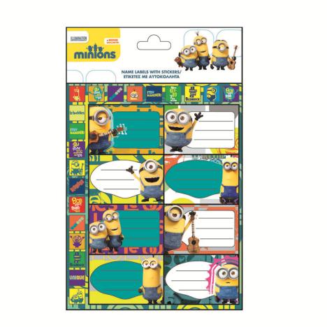 Minions Name Labels with Stickers £0.69